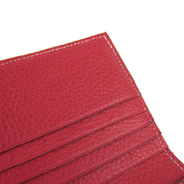 High Quality Hermes Kelly Long Clutch Bag Red H009 Replica - Click Image to Close